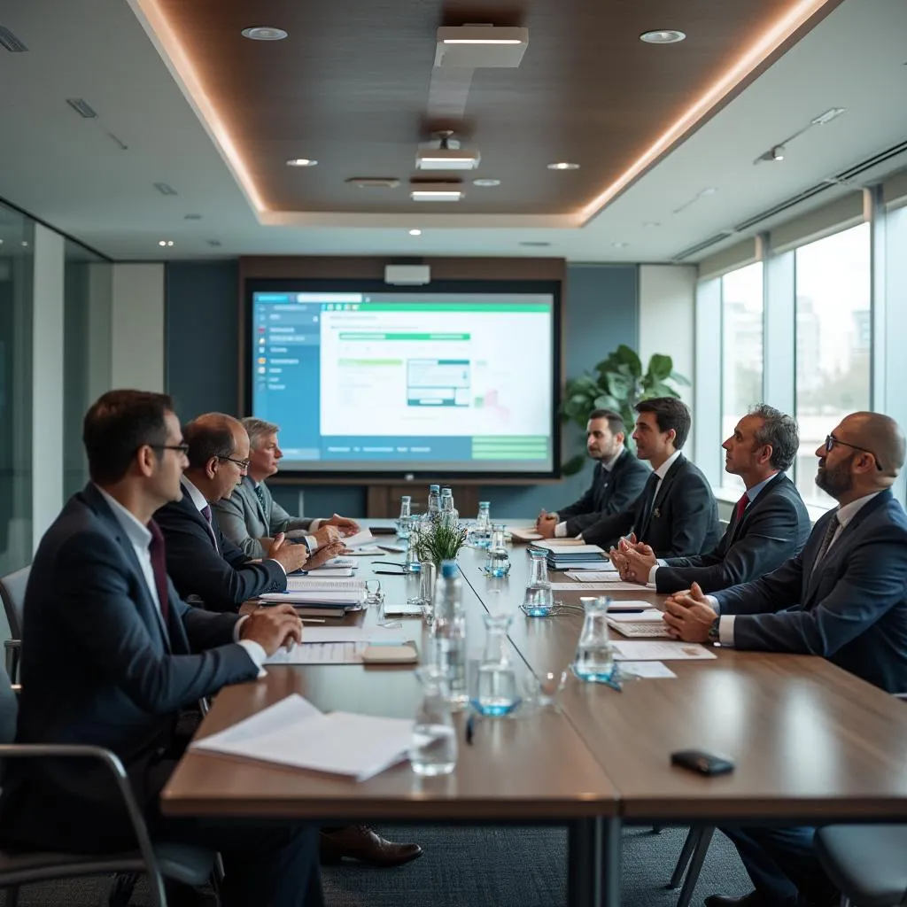 Reunión con reguladores